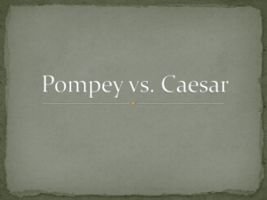 Pompey vs. Caesar