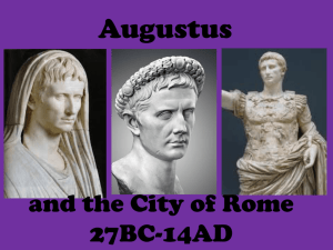 Augustus and the City of Rome Intro