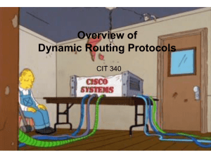 Link State Routing Protocols