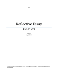 Reflective Essay