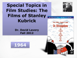 Kubrick's SF - The Homepage of Dr. David Lavery