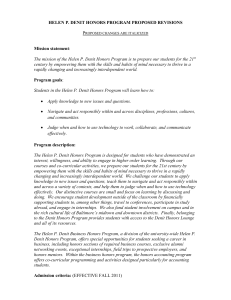 academic policy proposal summary