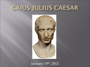 Caesar - Nipissing University Word