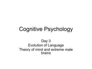 Cognitive Psychology