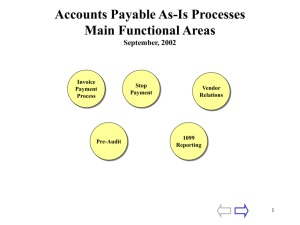 Accounts Payable Invoice Auditing Process