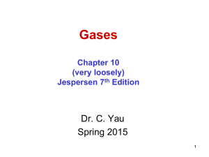 Concise Lecture on Gases