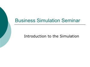 Business Simulation Seminar - B-K