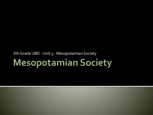 Mesopotamian Society