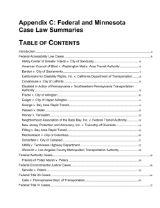 Appendix C: Case Summaries - Minnesota Department of