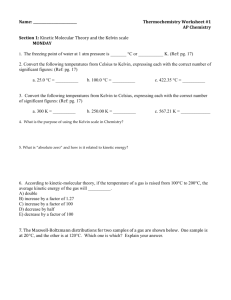Thermochemistry homework packet