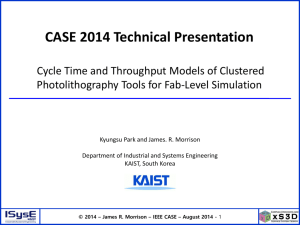 Cycle Time - xs3d.kaist.edu