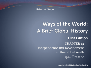 Chapter 23 - Independence and Development in the Global South