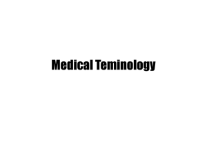 Medical Teminology
