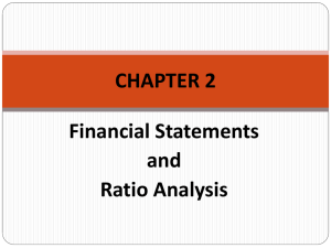 What are standardized financial statements?