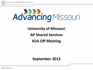 10/09/2013 - UM AP Shared Services