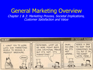 General Marketing Concepts