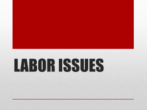 Labor Unions PowerPoint