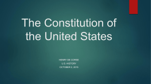 The Constitution Hank De Corse
