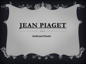 Piaget Info PPT