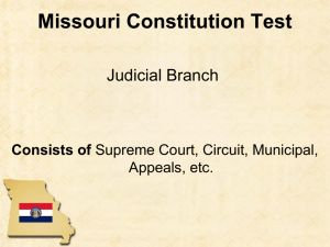 Missouri Constitution Test