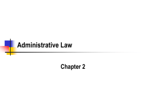 Administrative Law - Medical and Public Health Law Site