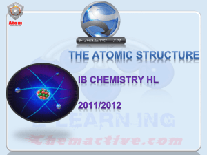 The atomic structure