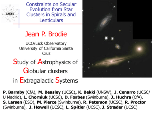 Brodie: Globular clusters and secular evolution