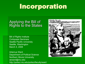 The Bill of Rights - Northern Illinois University