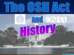 OSHA Overview