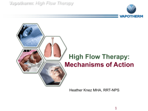 High Flow Therapy
