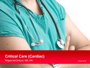 Critical Care (Cardiac)