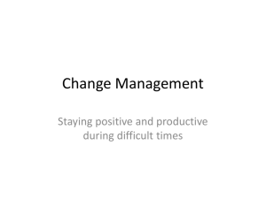 Change Management - Amazon Web Services