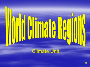 World Climate Zones Presentation