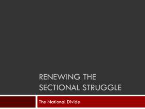 4.1 Renewing the Sectional Struggle