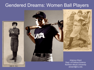 Women Ball Players - Northern Illinois University