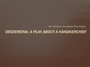Desdemona: A Play about a Handkerchief