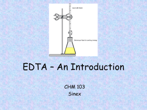 EDTA – An Introduction