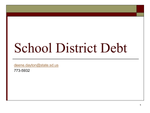 School District Debt