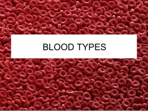 blood types - Liberty Union High School District