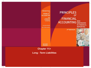 Chapter 11   Long - Term Liabilities