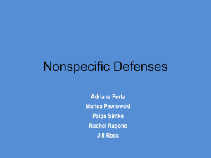 Nonspecific Defenses