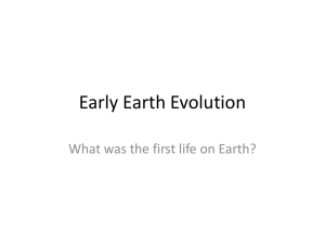 Early Earth Evolution
