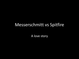 Messerschmitt vs Spitfire 2014 Powerpoint Resource
