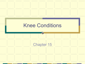 Knee Conditions