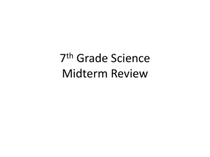 7th Grade Midterm Review