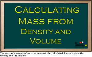Calculating Mass fro..