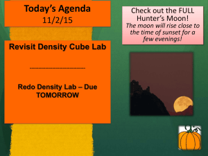 Density Cube Lab