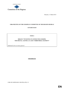 Pt 4 - Debate "Investing in connecting Europe: the Digital Agenda as