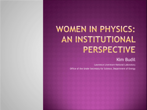 Committee on the Status of Women in Physics