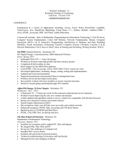 DOC Resume - People - Rochester Institute of Technology